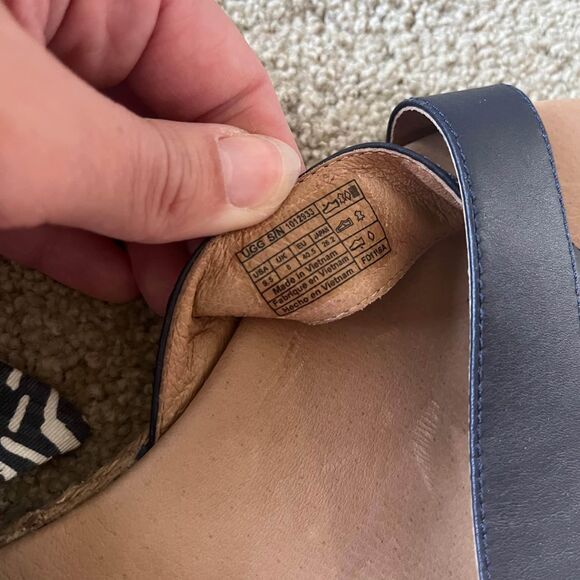 UGG Indina Cork Tie Ankle Sandals Size 9.5 - Picture 10 of 10